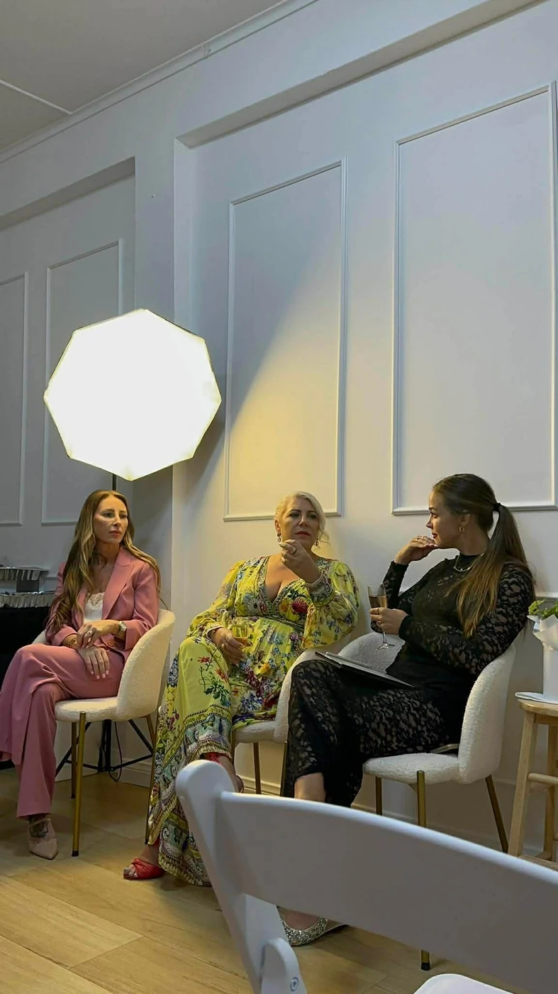 Danya in a panel conversation